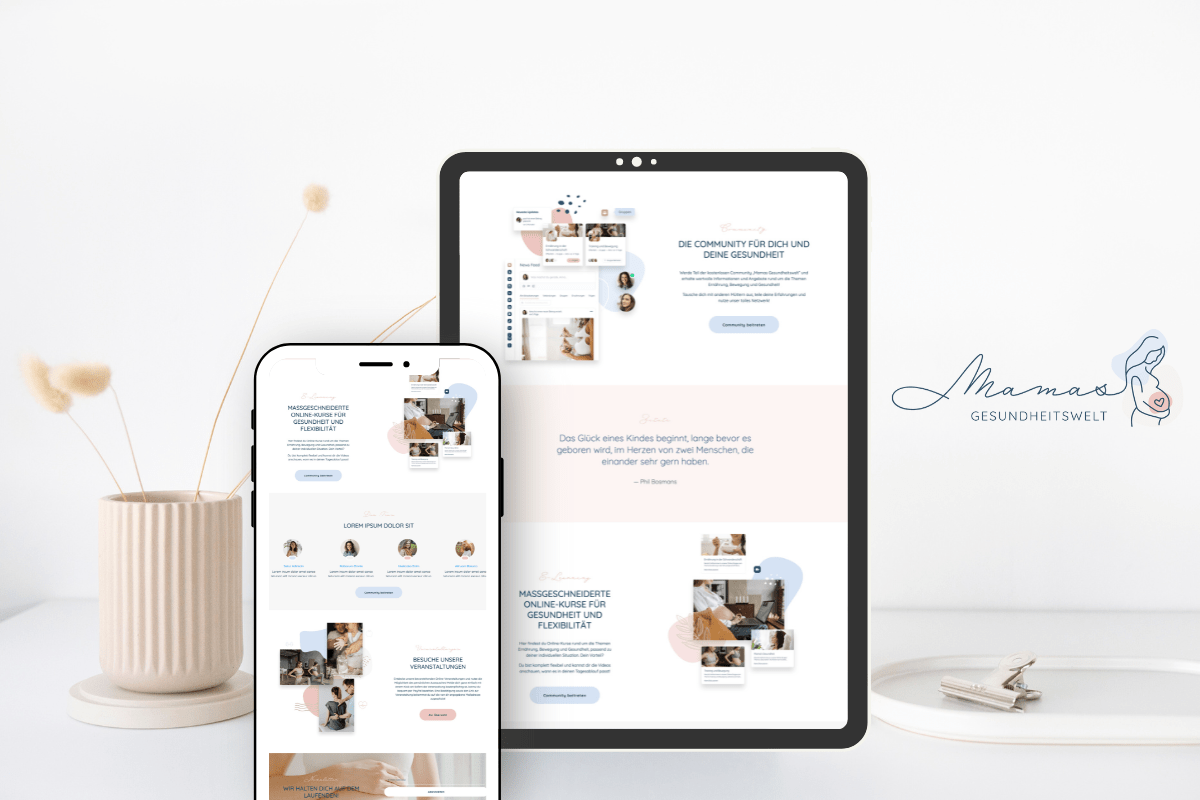 Kundenprojekt Mamas Gesundheitswelt